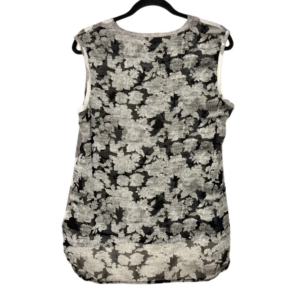 Cabi #3057 Tango Floral Drape Tank black,white,gray floral Woman's Size Medium - Picture 3 of 16